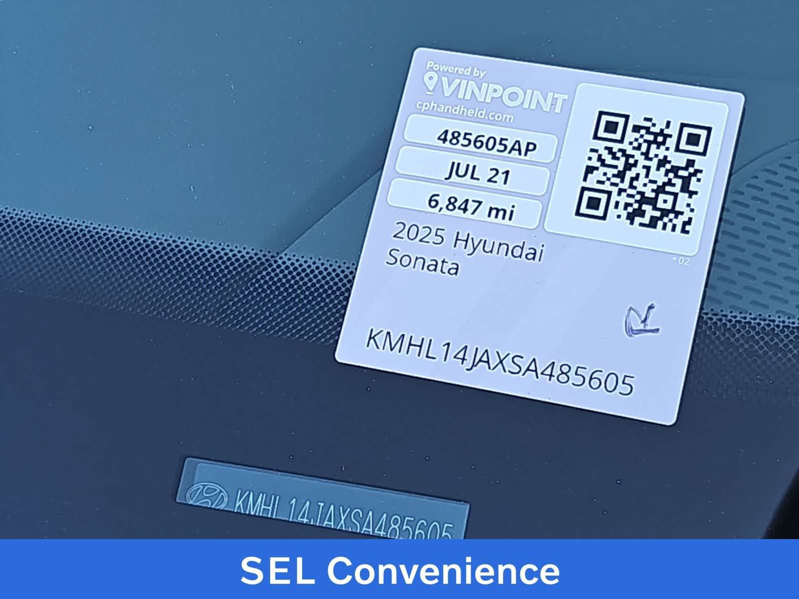 Certified 2025 Hyundai Sonata SEL FWD image 25