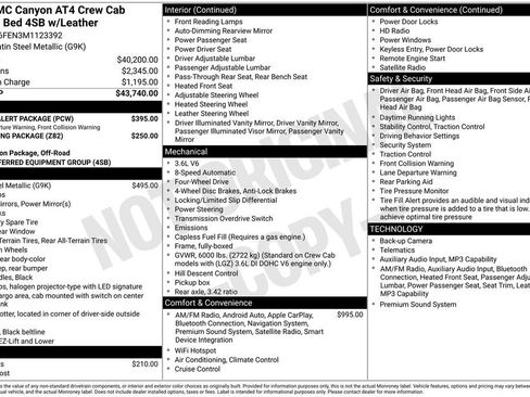 Used 2021 GMC Canyon AT4 w/ Driver Alert Package AWD/4WD image 41