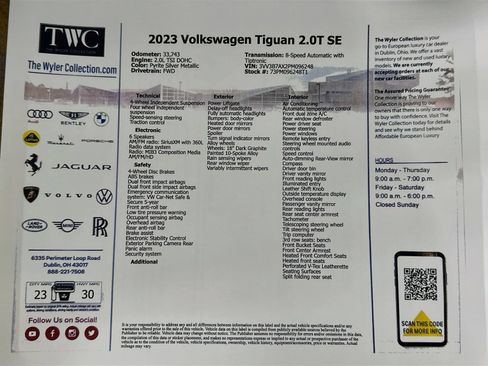Used 2023 Volkswagen Tiguan SE FWD image 45