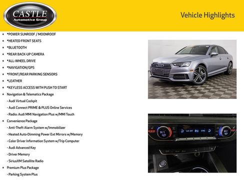 Used 2018 Audi A4 2.0T Premium Plus w/ Premium Plus Package image 3