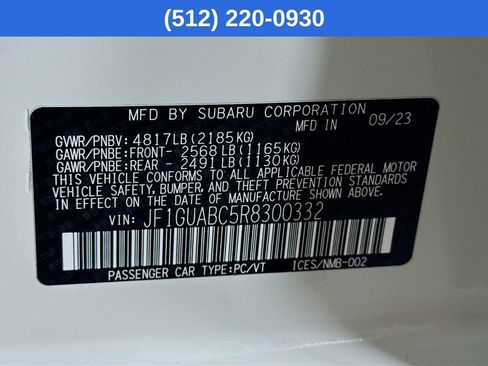 Certified 2024 Subaru Impreza 2.0i image 39