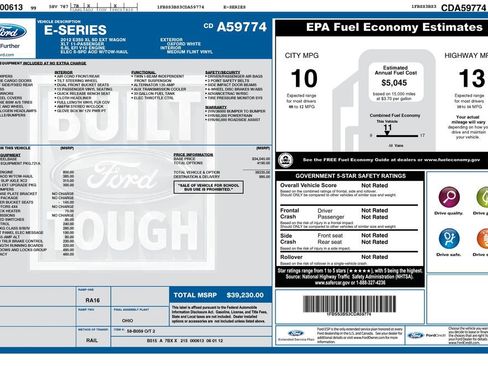 Used 2012 Ford E-350 and Econoline 350 XL w/ PWR Windows & Locks Group RWD image 24
