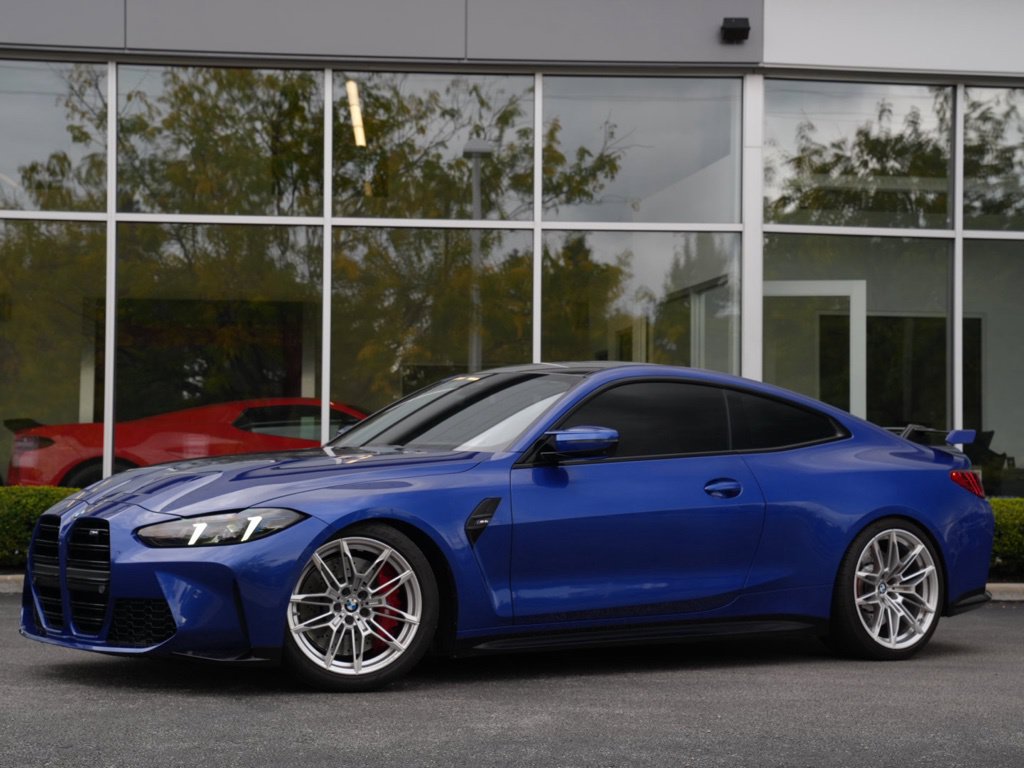 Used 2025 BMW M4 Coupe w/ Executive Package RWD image 1