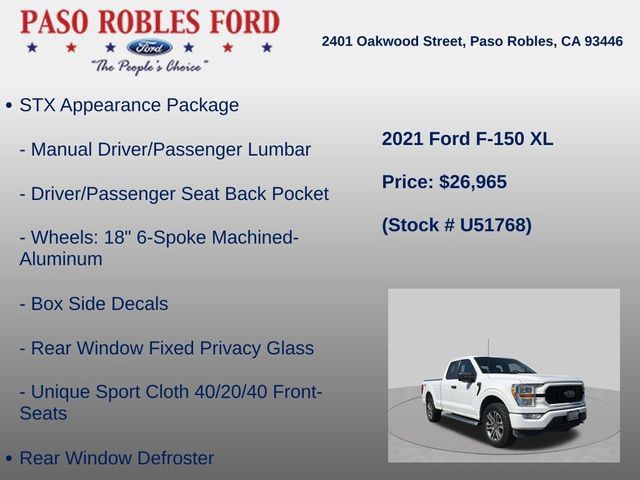 Used 2021 Ford F150 XL w/ Equipment Group 101A High AWD/4WD image 12