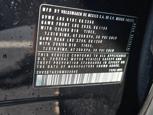 Used 2022 Volkswagen Tiguan SE w/ Panoramic Sunroof Package FWD image 26