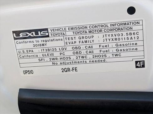 Used 2018 Lexus ES 350 w/ Navigation System Package FWD image 22