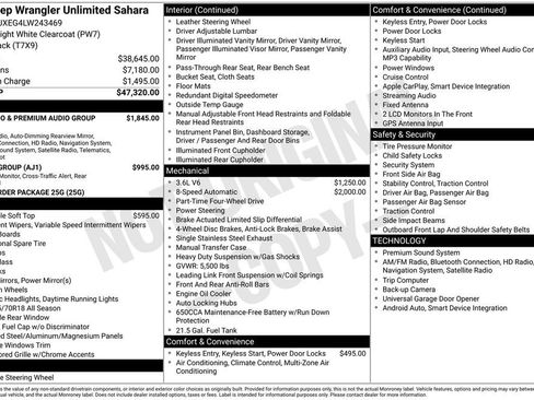 Used 2020 Jeep Wrangler Unlimited Sahara image 2