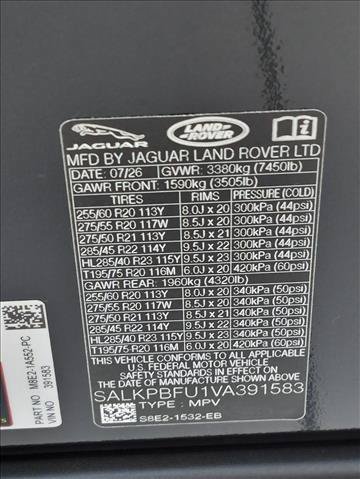 New 2027 Land Rover Range Rover Long Wheelbase SE AWD/4WD image 17