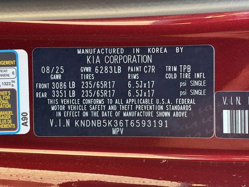 New 2026 Kia Carnival LXS image 31