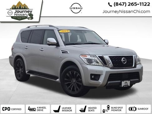 Used 2019 Nissan Armada Platinum w/ Captain's Chairs Package image 1