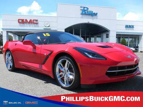 Used 2015 Chevrolet Corvette Stingray Convertible w/ 2LT Preferred Equipment Group image 1