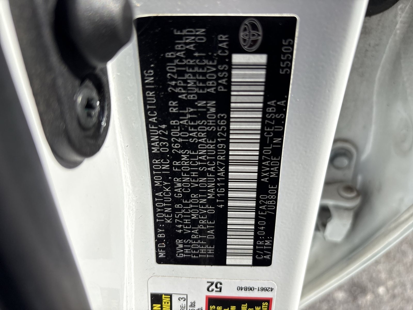 Used 2024 Toyota Camry SE FWD image 27