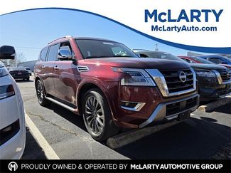 Used 2023 Nissan Armada Platinum w/ Captain's Chairs Package video 1