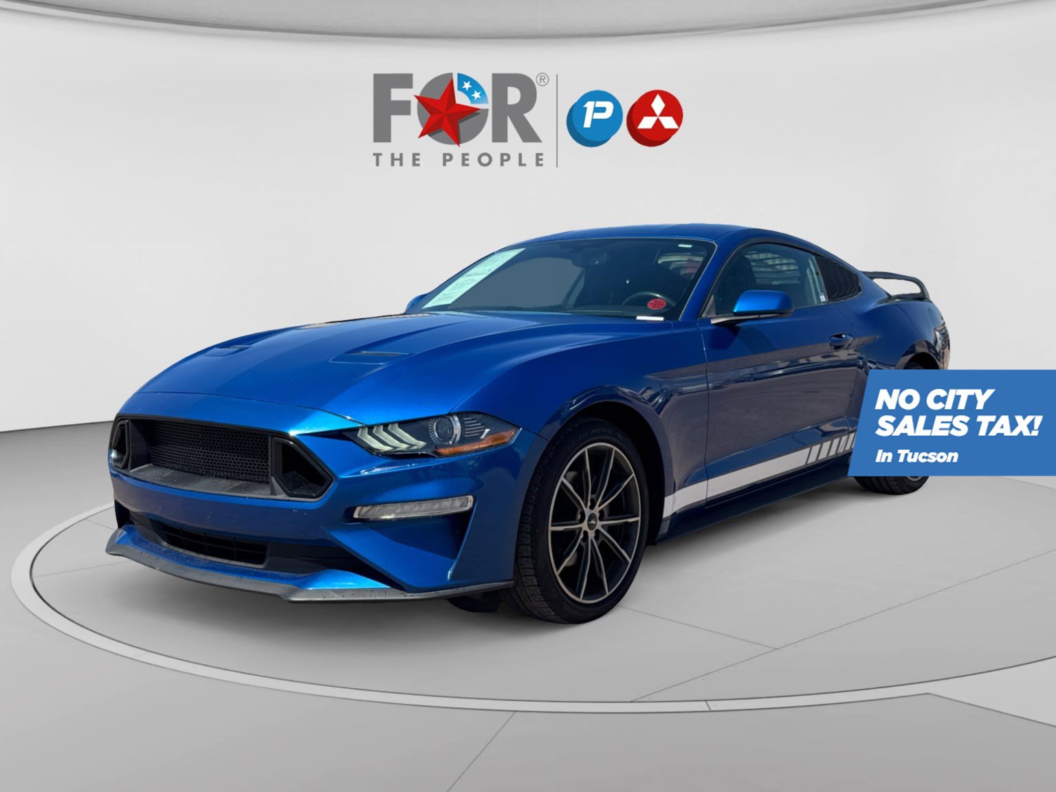 Used 2018 Ford Mustang Coupe w/ Wheel & Stripe Package RWD image 1