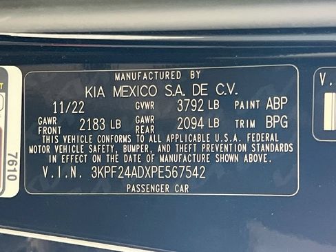 Certified 2023 Kia Forte LXS FWD image 14