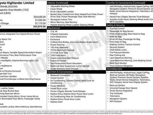 Used 2020 Toyota Highlander Limited FWD image 4