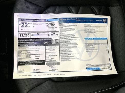 New 2026 Volkswagen Atlas SE image 36