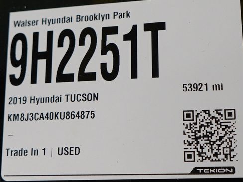 Used 2019 Hyundai Tucson Value AWD/4WD image 32
