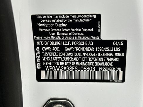 Used 2015 Porsche 911 Carrera image 26