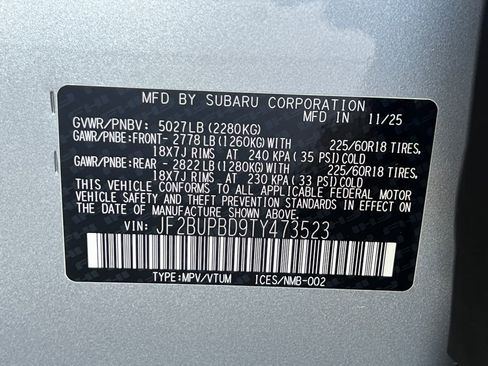 New 2026 Subaru Outback Premium image 35