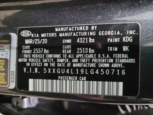 Used 2020 Kia Optima Premium FWD image 33