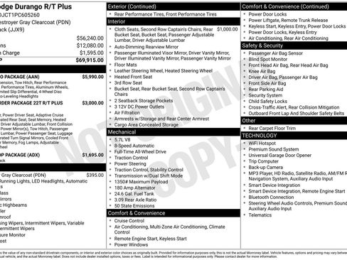 Used 2023 Dodge Durango R/T w/ Tow 'N Go Package AWD/4WD image 22