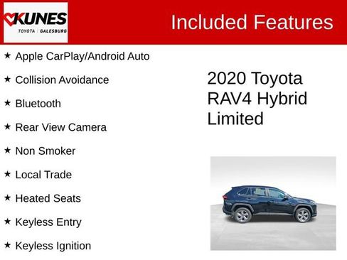 Used 2020 Toyota RAV4 Limited w/ Limited Grade Weather Package image 2
