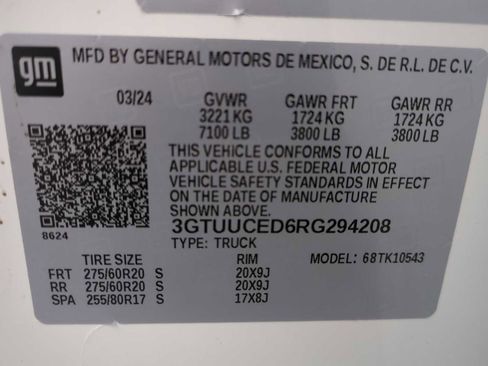 Used 2024 GMC Sierra 1500 Elevation w/ X31 Off-Road Package image 30