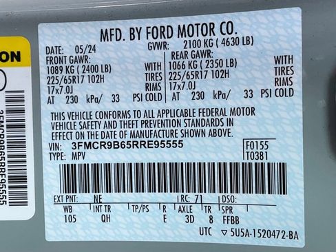 Used 2024 Ford Bronco Sport Big Bend w/ Convenience Package AWD/4WD image 53