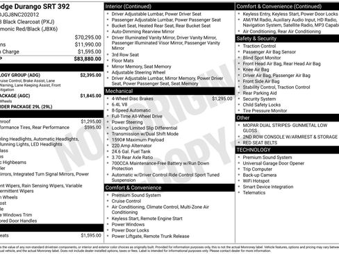 Used 2022 Dodge Durango SRT w/ Technology Group image 39