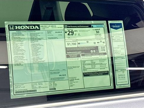 New 2026 Honda CR-V EX image 24