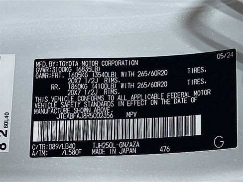 Used 2024 Toyota Land Cruiser Base w/ Premium Package image 31