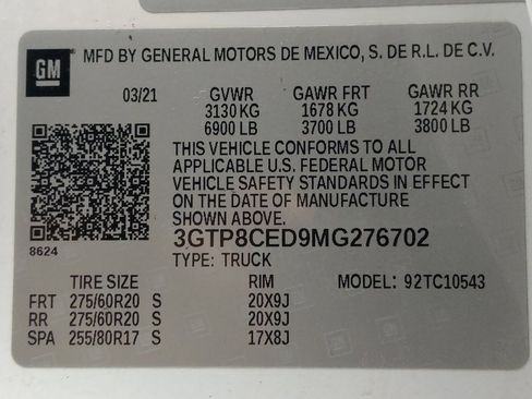 Used 2021 GMC Sierra 1500 Elevation RWD image 33