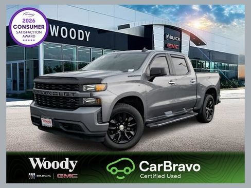 Used 2021 Chevrolet Silverado 1500 Custom w/ LPO, Dark Essentials Package AWD/4WD image 1
