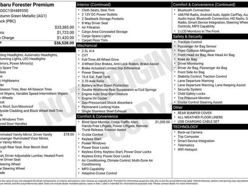 Certified 2025 Subaru Forester Premium image 6