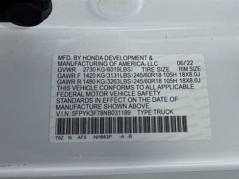 Used 2022 Honda Ridgeline RTL-E image 31