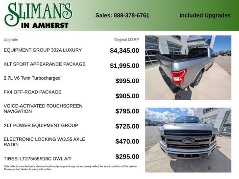 Used 2020 Ford F150 XLT w/ Equipment Group 302A Luxury AWD/4WD image 10