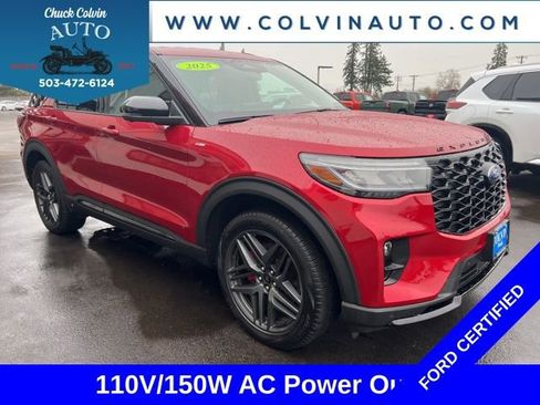 Certified 2025 Ford Explorer ST-Line w/ Premium Package image 4