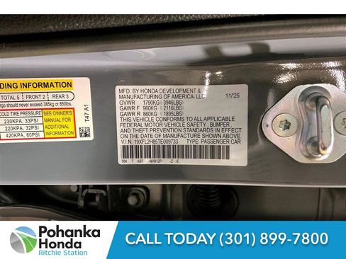 Used 2026 Honda Civic Sport image 34