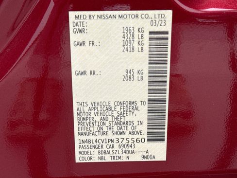 Used 2023 Nissan Altima 2.5 SR FWD image 19