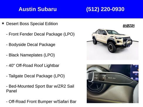 Used 2023 Chevrolet Colorado ZR2 w/ Desert Boss Special Edition image 40
