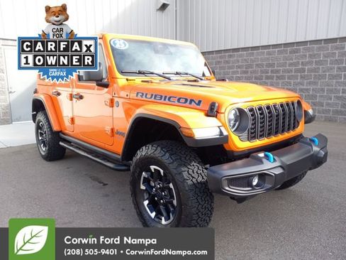 Used 2025 Jeep Wrangler Unlimited Rubicon 4xe w/ Technology Group image 1