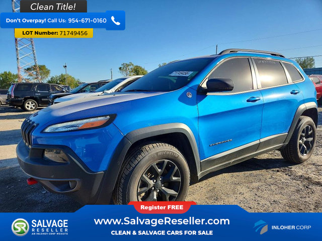 Used 2017 Jeep Cherokee Trailhawk AWD/4WD image 1