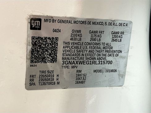 Used 2024 Chevrolet Equinox RS AWD/4WD image 32