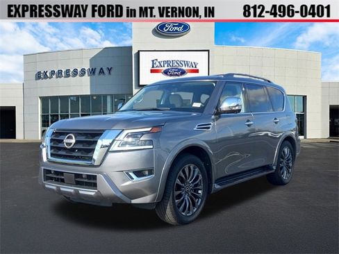 Used 2024 Nissan Armada Platinum w/ Captain's Chairs Package image 1