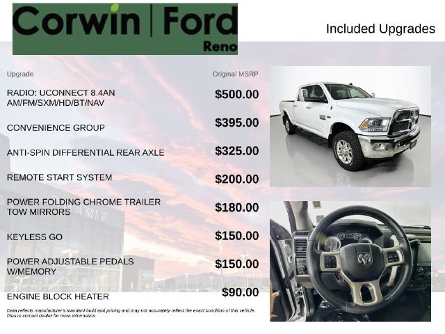 Used 2015 RAM 2500 Laramie w/ Convenience Group AWD/4WD image 3