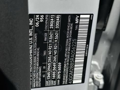 Certified 2024 Mercedes-Benz EQE 350+ SUV w/ AMG Line Exterior Package image 35