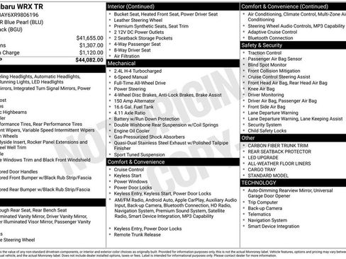 Used 2024 Subaru WRX TR image 5