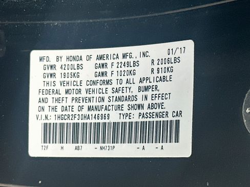 Used 2017 Honda Accord LX image 12