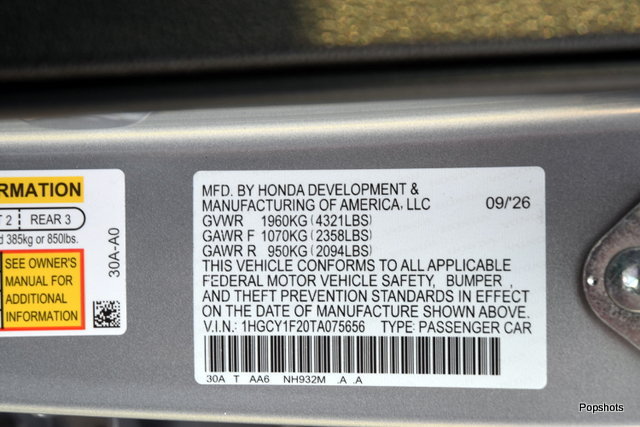 New 2026 Honda Accord LX image 16